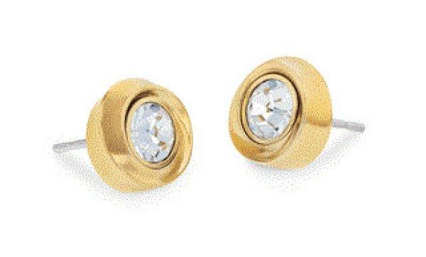 Calvin Klein Luxus aranyozott fülbevaló kristályokkal Twisted Bezel Solitaire
35000772