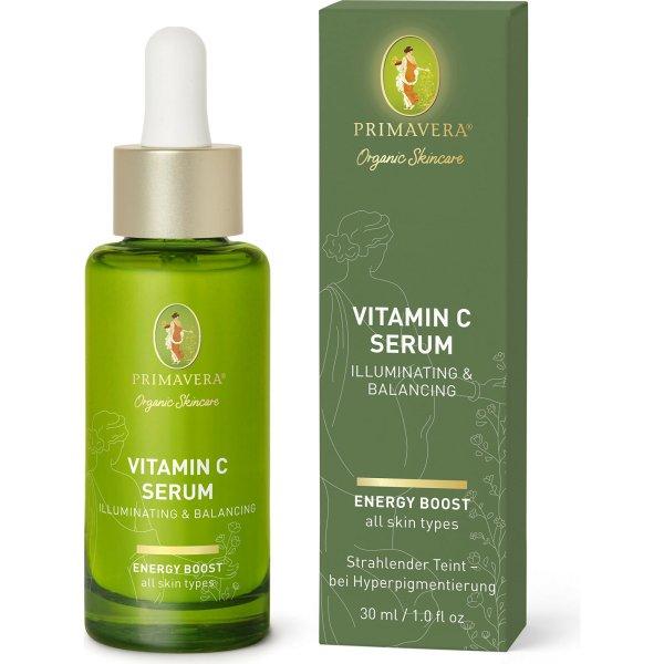 Primavera Bőrfényesítő szérum Illuminating & Balancing Vitamin C (Serum) 30
ml
