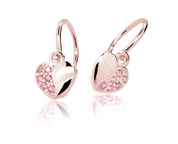 Cutie Jewellery Rózsaszín arany gyermek fülbevaló C2160-10-X-4 rózsaszín