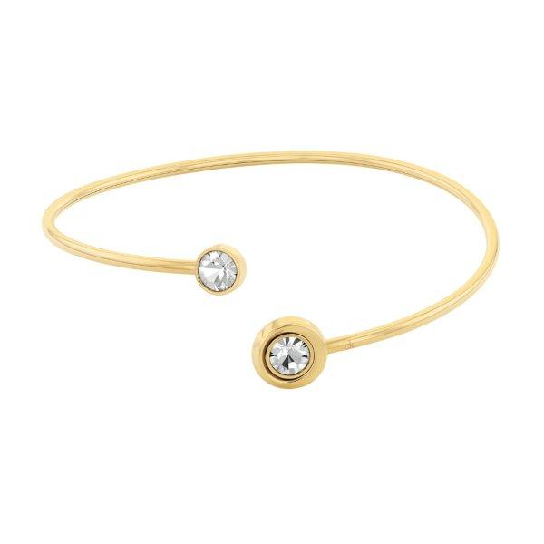 Calvin Klein Modern tömör nyitott karkötő kristályokkal Twisted Bezel
Solitaire 35000774