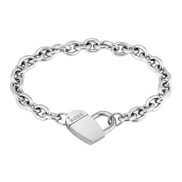 Hugo Boss Romantikus női acél karkötő Dinya 1580418