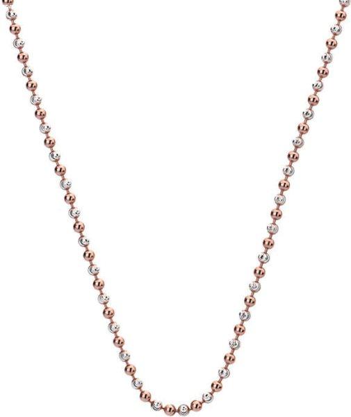 Hot Diamonds Ezüst lánc Emozioni Silver and Rose Gold Bead CH020
