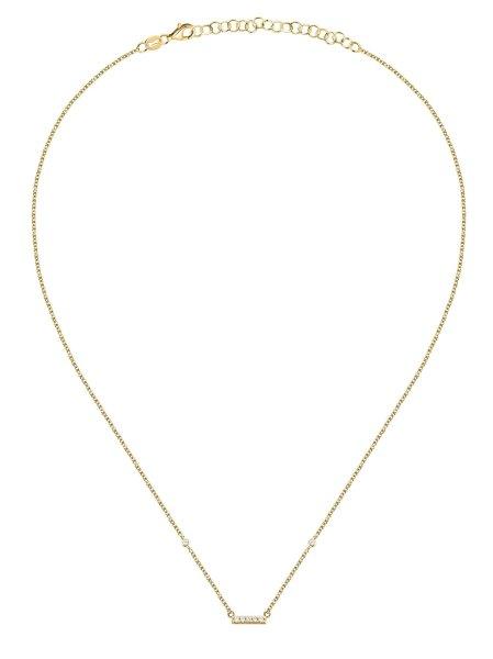 La Petite Story Elegáns aranyozott nyaklánc cirkónium kövekkel Silver
LPS10AWV81