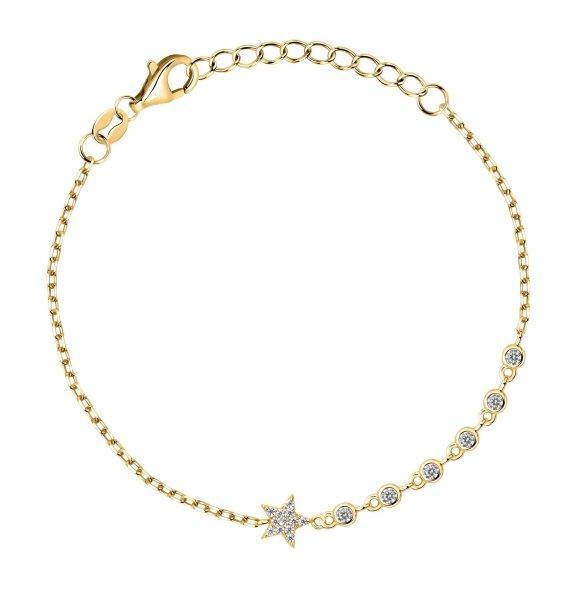 La Petite Story Eredeti aranyozott karkötő cirkónium kövekkel Silver
LPS05AWV78