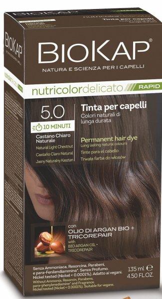 Biokap BIOKAP DELICATO RAPID hajfesték - 5,0 Gesztenye világos natúr 135 ml