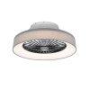 Szrke mennyezeti ventiltor csillag effektussal 47cm LED-de