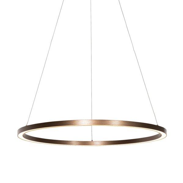 Függőlámpa bronz 80 cm LED-del, 3 lépésben dimmelhető - Girello