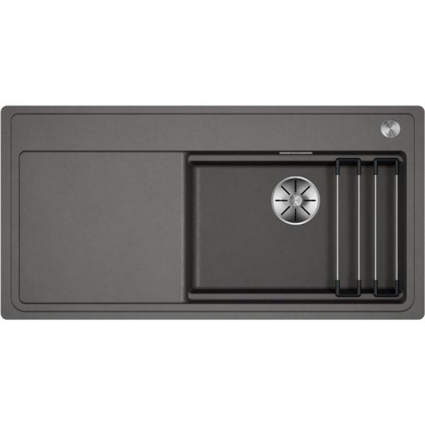 Blanco ETAGON XL 6 S-F silgranit mosogató 988x498mm vulkánszürke