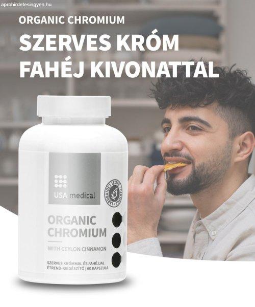 Szerves króm ceyloni fahéjjal kapszula 60 db