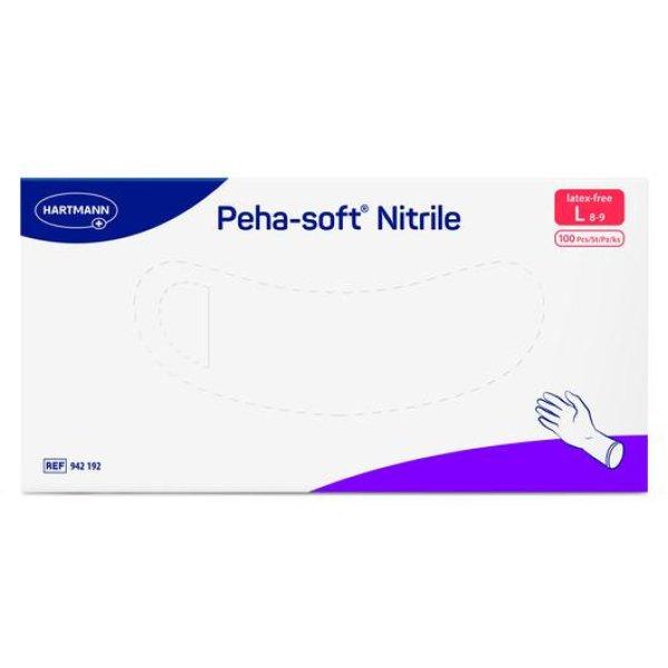 Peha-soft® nitrile vizsgálókesztyű (L; 100 db)