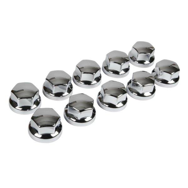 Kerékcsavar kupat szett 32/33mm (busz, kamion), 10db króm, Lampa 98061