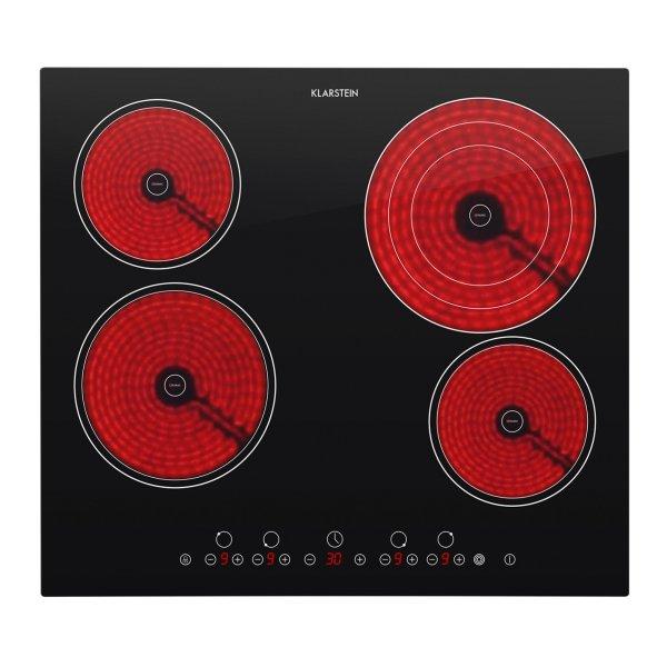 Klarstein Virtuosa, beépített főzőlap, 6500 W, 59 x 52 cm, üvegkerámia
