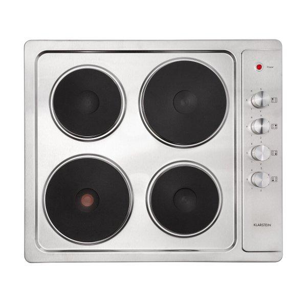 Klarstein Appetito 4, elektromos főzőlap, 5500 W, 4 lap, 6
teljesítményfokozat, rozsdamentes acél