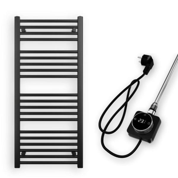 Törölközőszárító radiátor elektromos fűtőpatronnal 50 x 110 cm - Nero
Italia AF-14-400W (fekete)