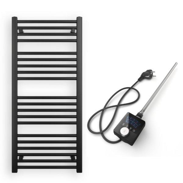 Törölközőszárító radiátor elektromos fűtőpatronnal 50 x 110 cm - Nero
Italia AF-13-400W (fekete)
