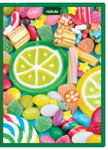 Candy füzetbox A/4, hullámkarton, gazdaságos kivitel, Nebulo