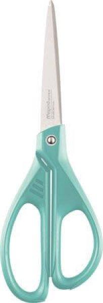 Olló, irodai, 21 cm, Maped Essentials Green, türkizkék