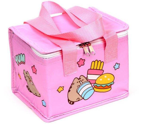 Pusheen cicás uzsonnás táska, hűtőtáska, 20x17x13cm, Ínyenc Pusheen
macska