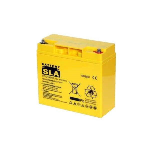 SLA FP12180HR 12V 18Ah gondozás mentes Highrate AGM akkumulátor T8