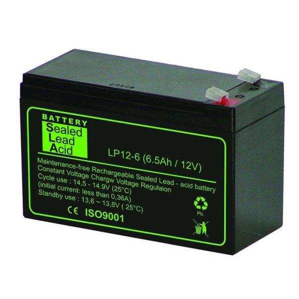 SLA LP12-6 12V 6.5Ah zárt gondozásmentes akkumulátor