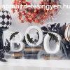 Denevr szett - halloween-i dekorci - fekete - 4 db / csom