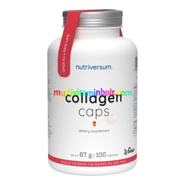 Collagen Caps - 100 kapszula - Nutriversum