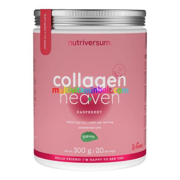 Collagen Heaven - 300 g - málna steviával - Nutriversum