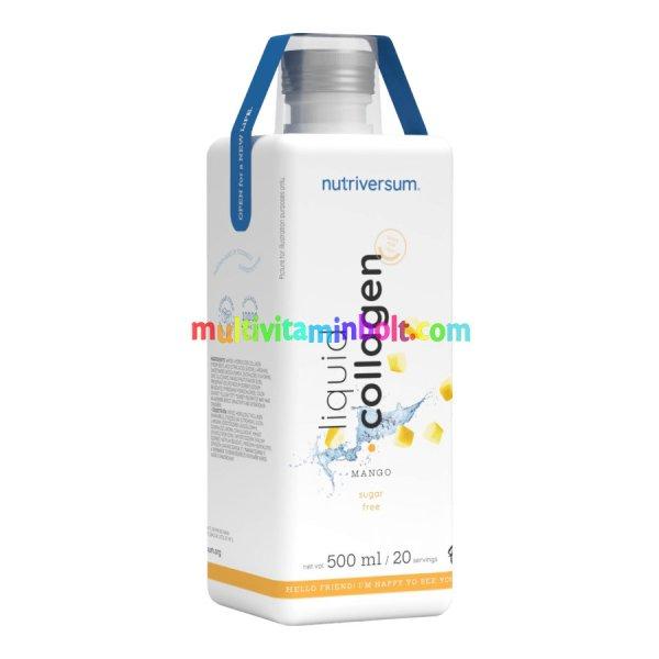 Collagen liquid Sugar Free - 500 ml - mangó - Nutriversum