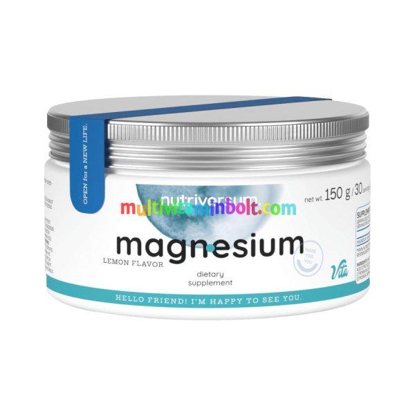 Magnesium - 150 g - citrom - Nutriversum