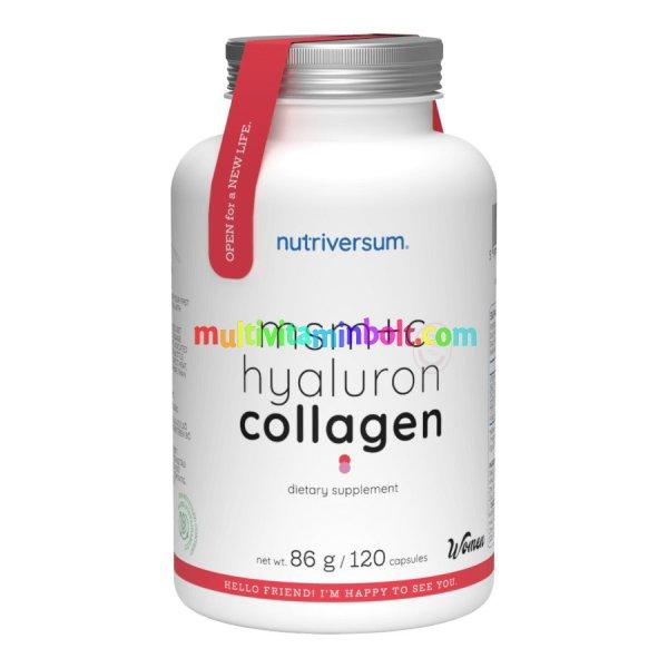 MSM+C Hyaluron Collagen - 120 kapszula - Nutriversum