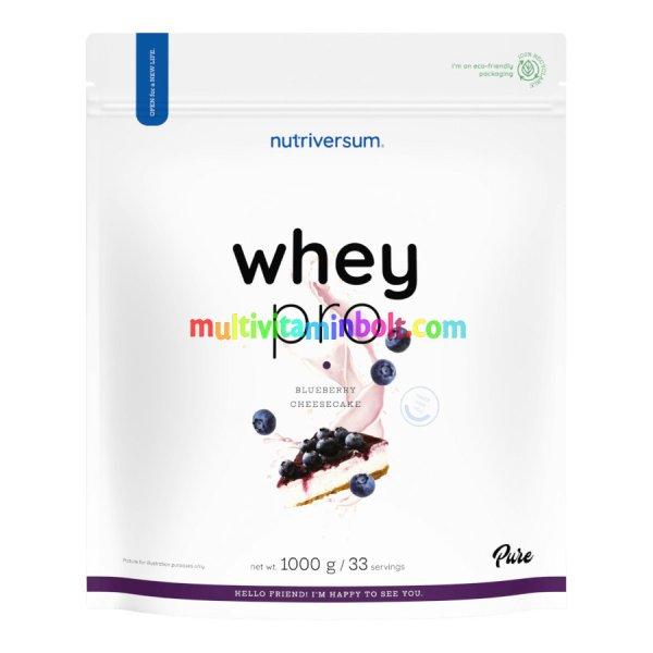 Whey PRO - 1000 g - áfonyás sajttorta - Nutriversum
