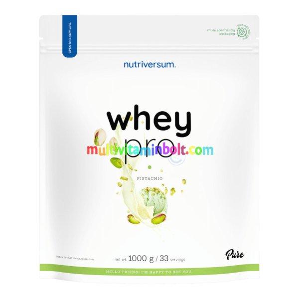 Whey PRO - 1000 g - pisztácia - Nutriversum