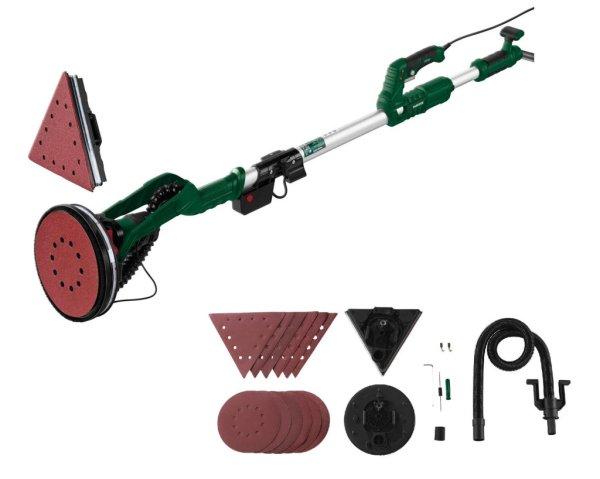 ParkSide PWDS 920 D4 falcsiszoló zsiráf, 710W elektromos fal- és
mennyezetcsiszoló, teleszkópos nyéllel, kör- és háromszög alakú fejjel