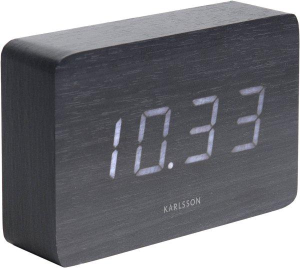 Karlsson Divatos LED ébresztőóra- óra KA5653BK