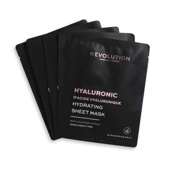 Revolution Skincare Arcmaszk készlet Biodegradable (Hydrating Hyaluronic Acid
Sheet Mask)
