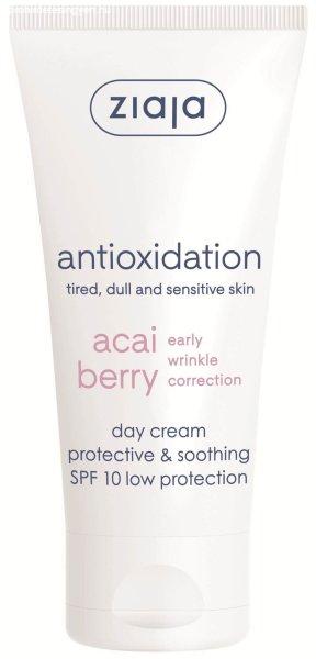 Ziaja Nyugtató nappali krém SPF 10 Acai Berry (Protective & Soothing Day
Cream) 50 ml