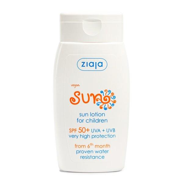 Ziaja Fényvédő tej gyerekeknek 6M+ SPF 50+ Sun (Sun Lotion) 125 ml
