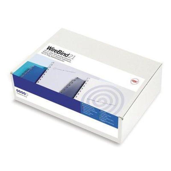 Spirál, fém, 2:1, 10 mm, 85 lap, GBC "MultiBind 21", fekete