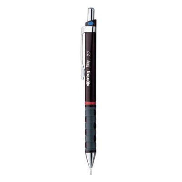 Nyomósirón, 0,7 mm, ROTRING "Tikky T", bordó
