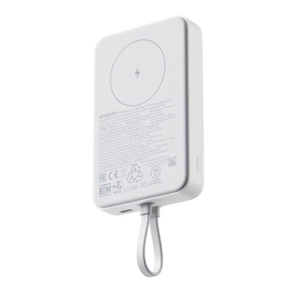 Xiaomi mágneses power bank 10000 mAh 33W vezeték nélküli töltéssel fehér
BHR9822GL