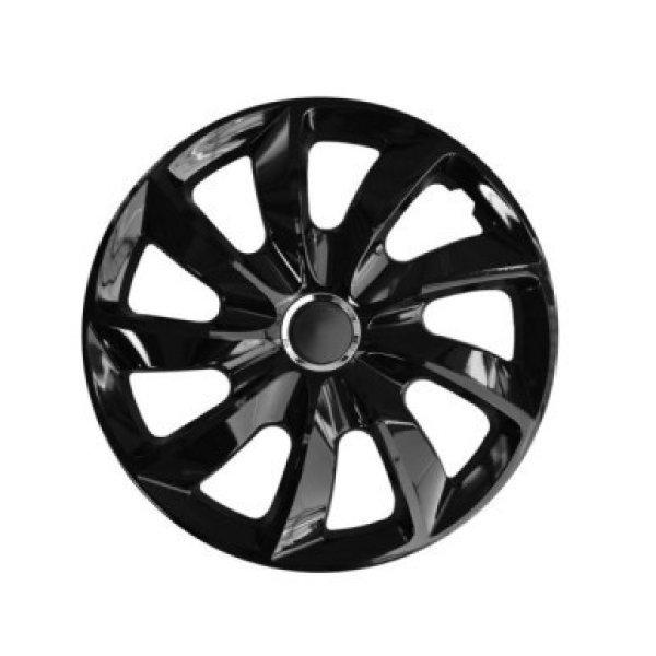 Dísztárcsa szett 4 darabos Stig Black 16" (fényes)