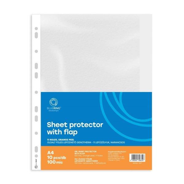 Genotherm lefűzhető, A4, 100 micron narancsos oldalt füles Bluering® 10
db/csomag,