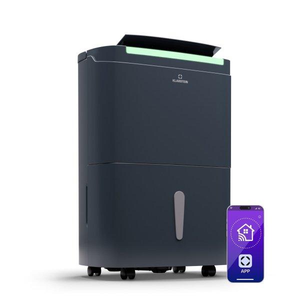 Klarstein DryFy Connect 40 Smart, Párátlanító, WiFi, Kompresszor, 40l/d,
35-45 m²