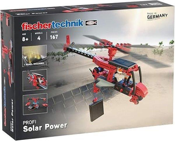 fischertechnik 559882 PROFI Solar Power – napenergia oktató építőjáték
gyerekeknek 8 éves kortól, napelemes modul és motor