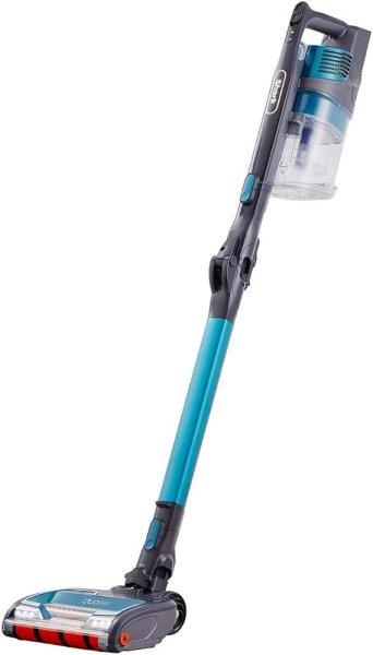 Shark IZ201EUT porszívó, vezeték nélküli, függőleges, 62 Wh, 0,7 liter,
akár 40 perc üzemidő, Anti Hair Wrap technológia, kisállathoz, fekete/kék