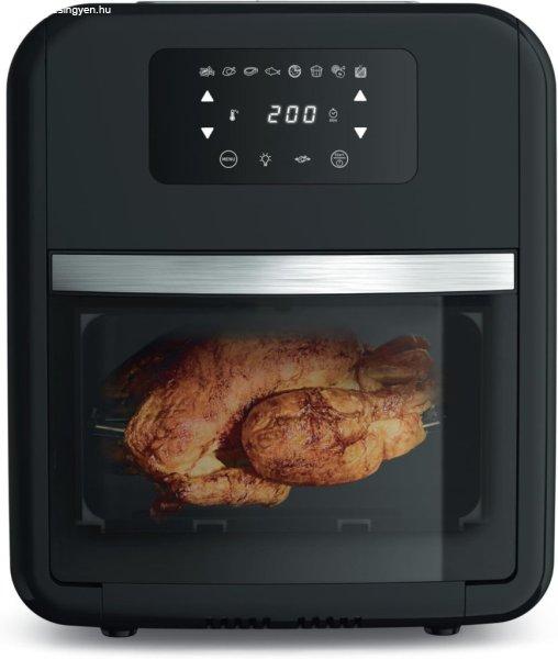 Moulinex Easy Fry sütő és grill 11L, légkeveréses fritőz, 9 az 1-ben
sütő és grill, 8 program, akár 3 ételhez, állítható hőmérséklet,
tapadásmentes grill, digitális receptkönyv, fekete, AL501810