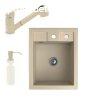 Grnit Mosogat NERO Parma + kihzhat zuhanyfejes Shower cs