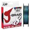 Daiwa J-Braid X8 Multicolor 8 Braid 300m 0,51mm fonott zsin