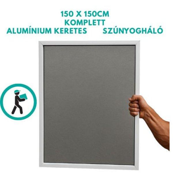Alumínium keretes szúnyogháló – tartós, elegáns és praktikus védelem
120 x 120cm-es hálóval