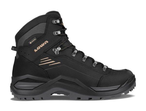 Lowa Férfi túracipő Renegade EVO GTX MID, fekete/szürkésbarna